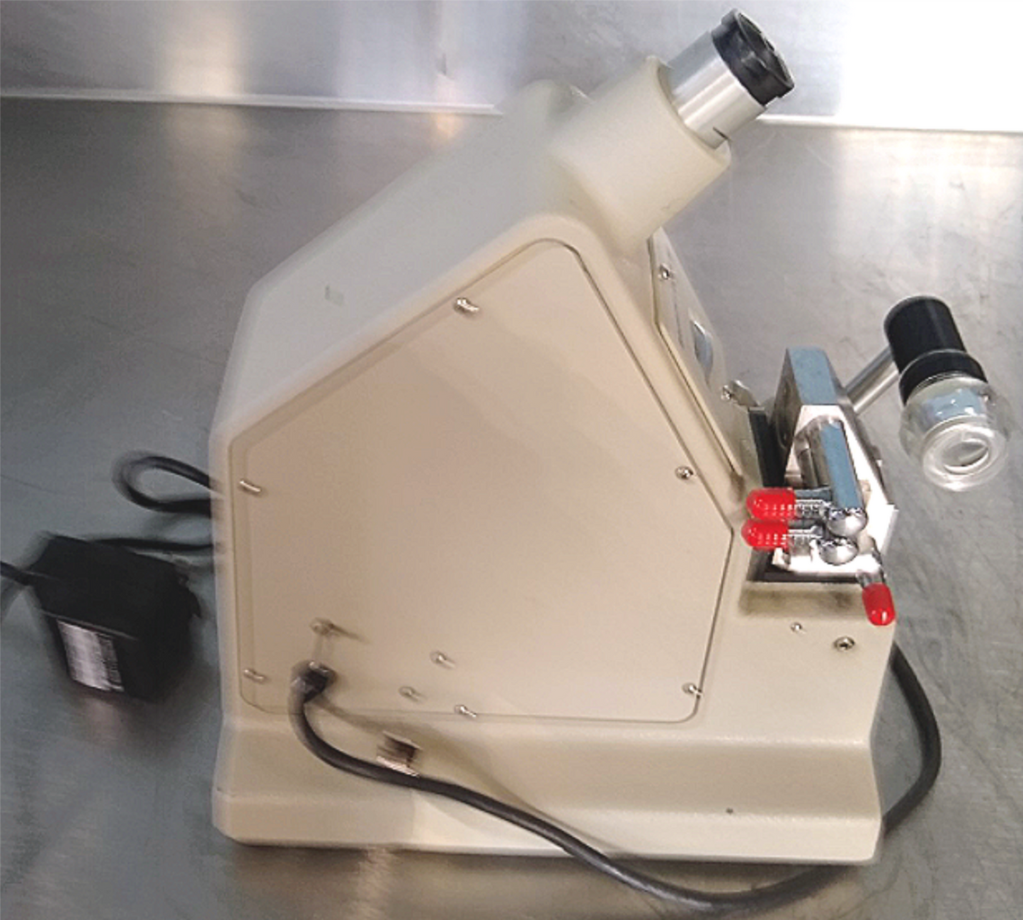 BAUSCH & LOMB 33.46.10 MULTI-WAVELENGTH ABBE REFRACTOMETER (Zeiss) WATCH VIDEO