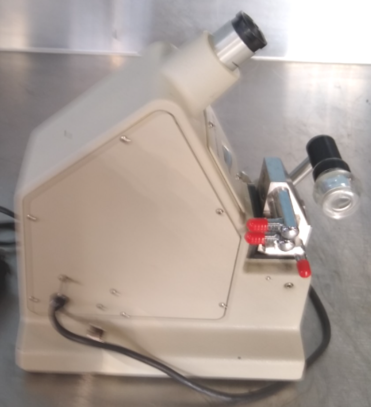 BAUSCH & LOMB 33.46.10 OSMOMETER ABBE REFRACTOMETER (Zeiss) WATCH VIDEO