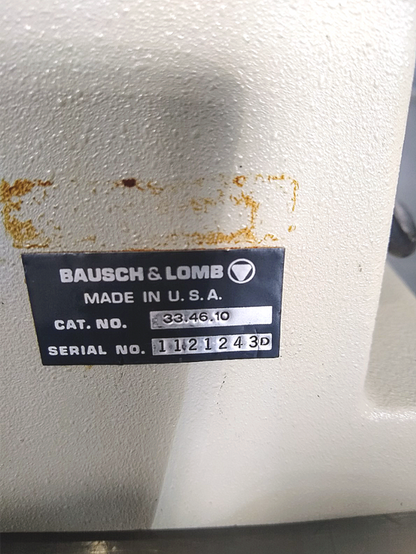 BAUSCH & LOMB 33.46.10 MULTI-WAVELENGTH ABBE REFRACTOMETER (Zeiss) WATCH VIDEO