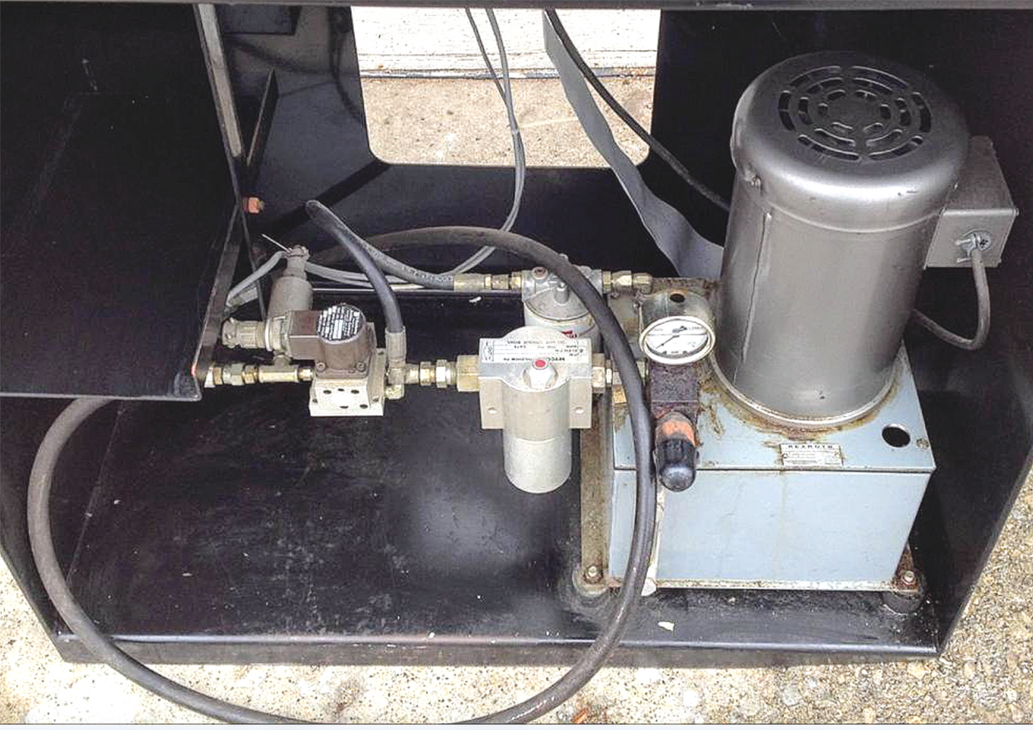 REXROTH PP 2.5 GALLON HYDRAULIC POWER PACK METRO FLUID PRESSURE CONTROL PUMP