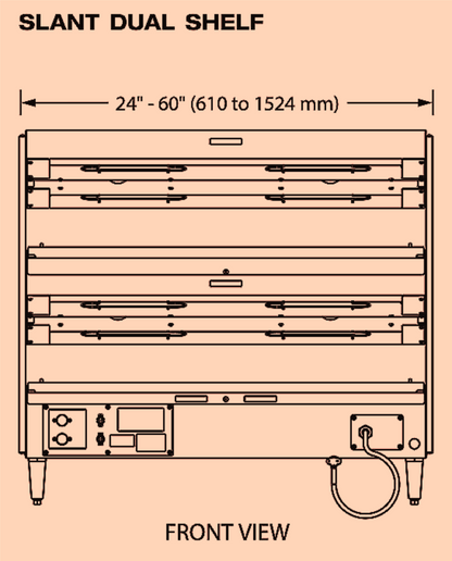 HATCO MODEL GRSDS-36D SLANT MERCHANDISING DISPLAY WARMER WATCH VIDEO FREE SHIP