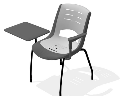 LOT 10 VECTA STEELCASE COALESSE X-STACK GREEN CHAIRS TABLET CUP HOLDER FREE SHIP