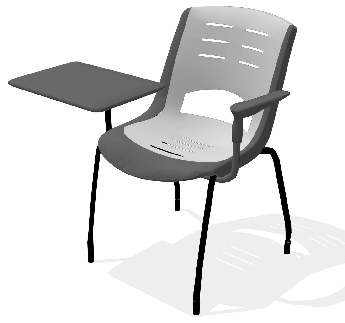 LOT 10 VECTA STEELCASE COALESSE X-STACK GREEN CHAIRS TABLET CUP HOLDER FREE SHIP