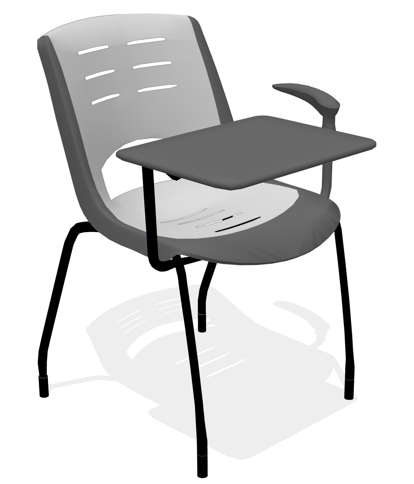 LOT 10 VECTA STEELCASE COALESSE X-STACK GREEN CHAIRS TABLET CUP HOLDER FREE SHIP