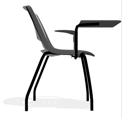 LOT 10 VECTA STEELCASE COALESSE X-STACK GREEN CHAIRS TABLET CUP HOLDER FREE SHIP