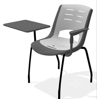 LOT 10 VECTA STEELCASE COALESSE X-STACK GREEN CHAIRS TABLET CUP HOLDER FREE SHIP