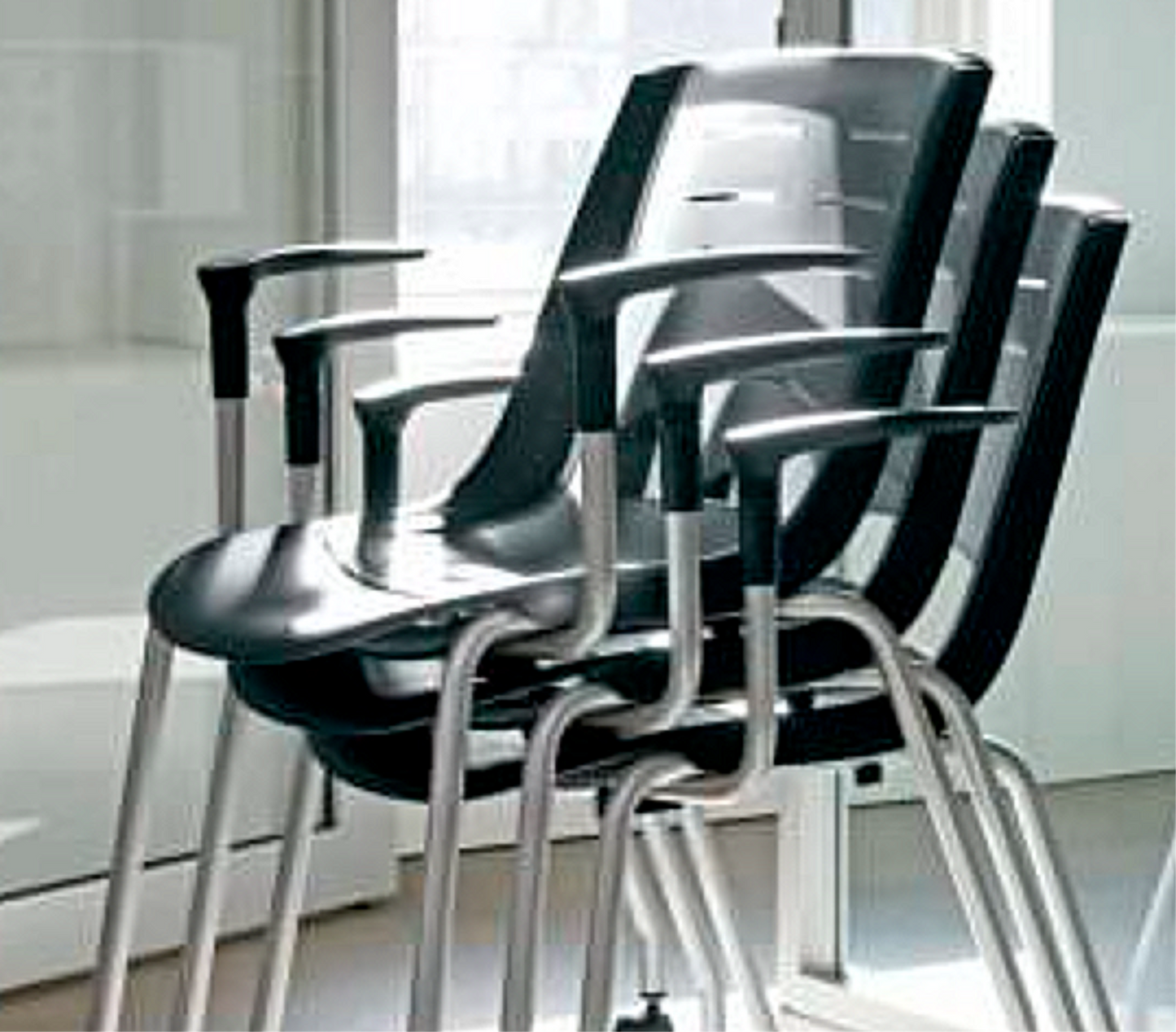 LOT 10 VECTA STEELCASE COALESSE X-STACK GREEN CHAIRS TABLET CUP HOLDER FREE SHIP