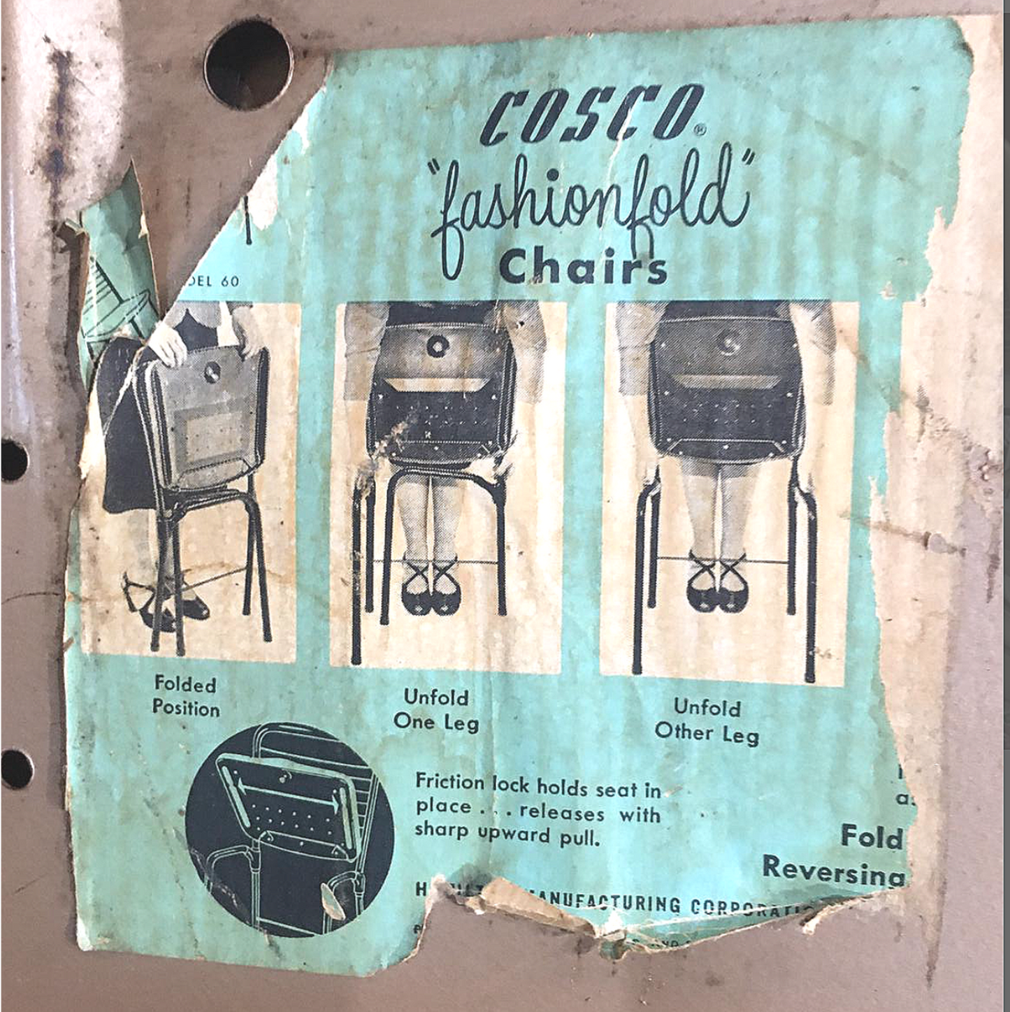 RARE DESIGN SET 4 VINTAGE KITCHEN CHAIRS by HAMILTON COSTCO of INDIANA FREESHIP