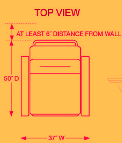 CHAMPION 86 BARIATRIC TREATMENT RECLINER XL MEDICAL CHAIR + HEAT 500Lbs FREESHIP