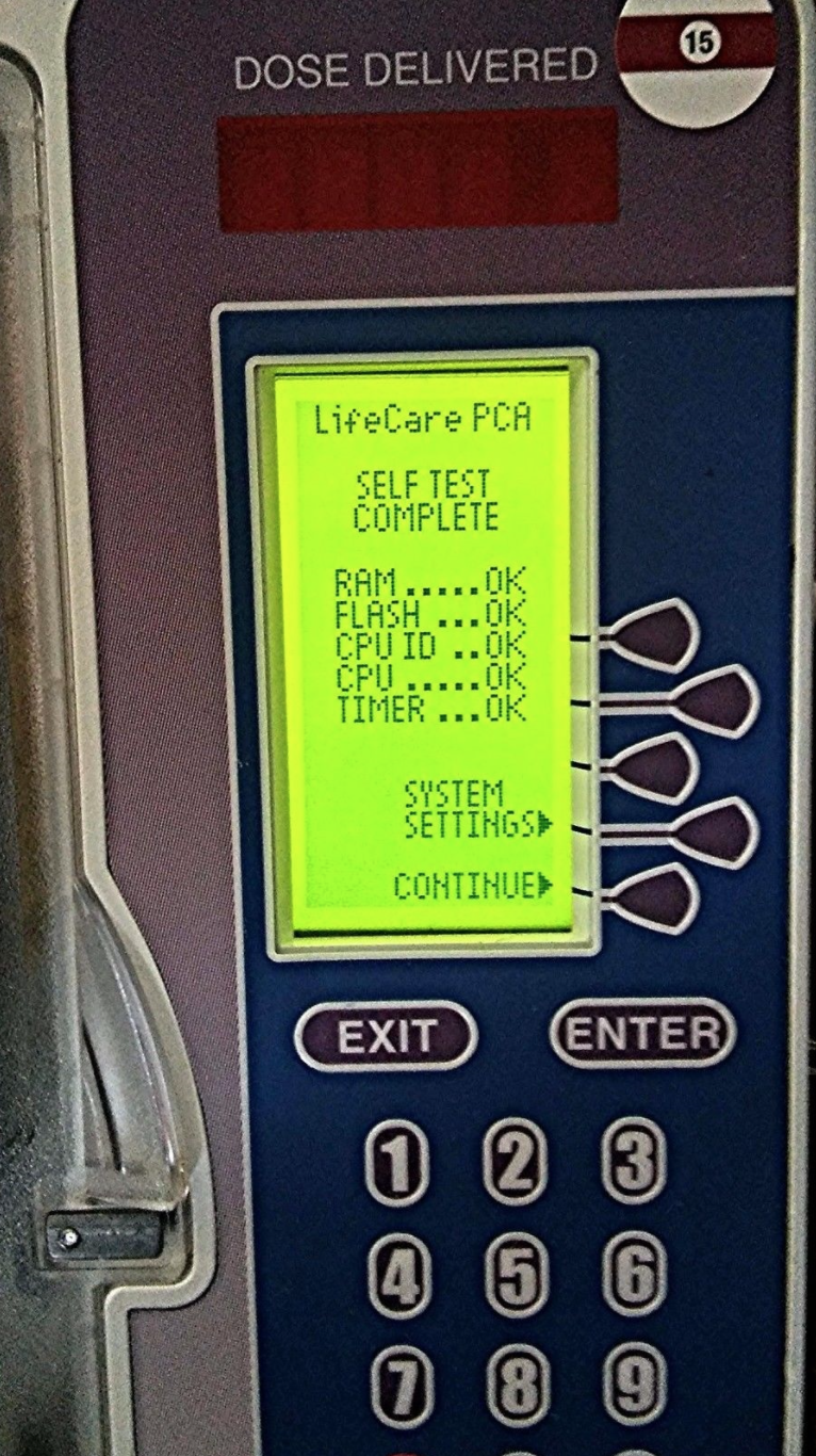 HOSPIRA LifeCare PCA™ FAMILY Infusion SysteM with KEY FREE USA SHIPPING