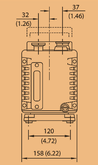 SPECIAL & RARE EDWARDS 3PHASE RV5 ROTARY VANE VACUUM PUMP w/OIL FILTER FREE SHIP