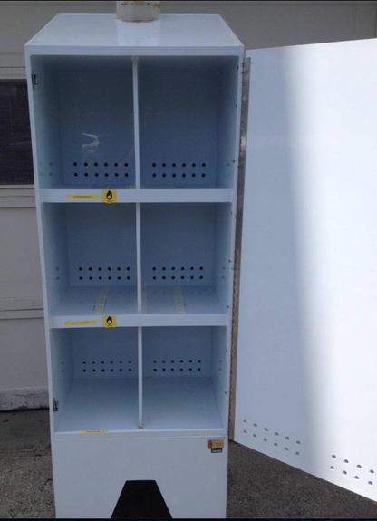 POLYURETHANE CHEMICAL CLEAN ROOM OXIDIZER STORAGE CABINET 79 x 24 x 31 OSHA