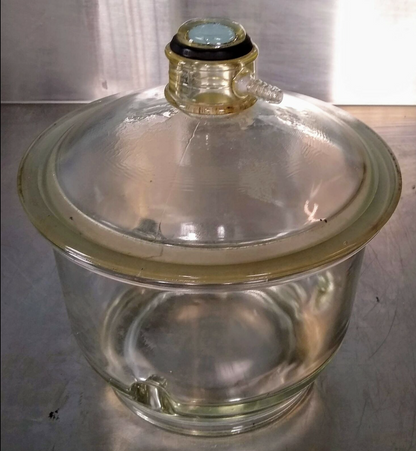 KIMAX 55/38 LAB GLASS & LID 7.5L DESSICATOR BOROSILICA & PLATE FREE SHIPPING