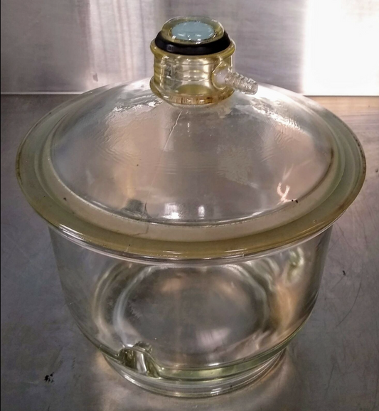 KIMAX 55/38 LAB GLASS & LID 7.5L DESSICATOR BOROSILICA & PLATE FREE SHIPPING