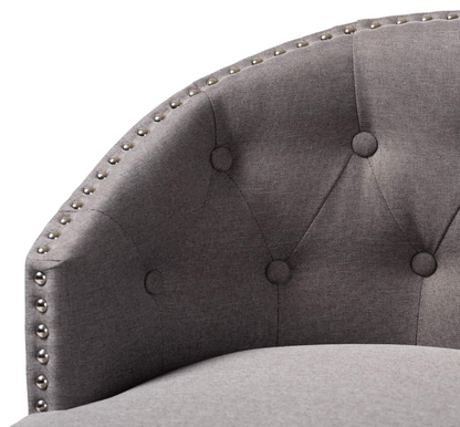 PAIR OF BRAND NEW ORIGINAL BOX BAXTON STUDIO GRAY/ESPRESSO BAR STOOLS FREE SHIP