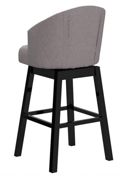 PAIR OF BRAND NEW ORIGINAL BOX BAXTON STUDIO GRAY/ESPRESSO BAR STOOLS FREE SHIP