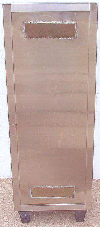 VINTAGE ALBERT PICK CHICAGO WARMER STEAMER RACK CABINET STEAMPUNK INDUST STSTEEL