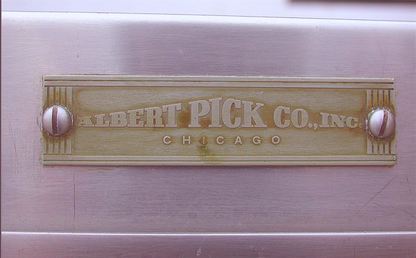 VINTAGE ALBERT PICK CHICAGO ST.STEEL PROOFING CABINET WARMER STEAMER SMOKER RACK