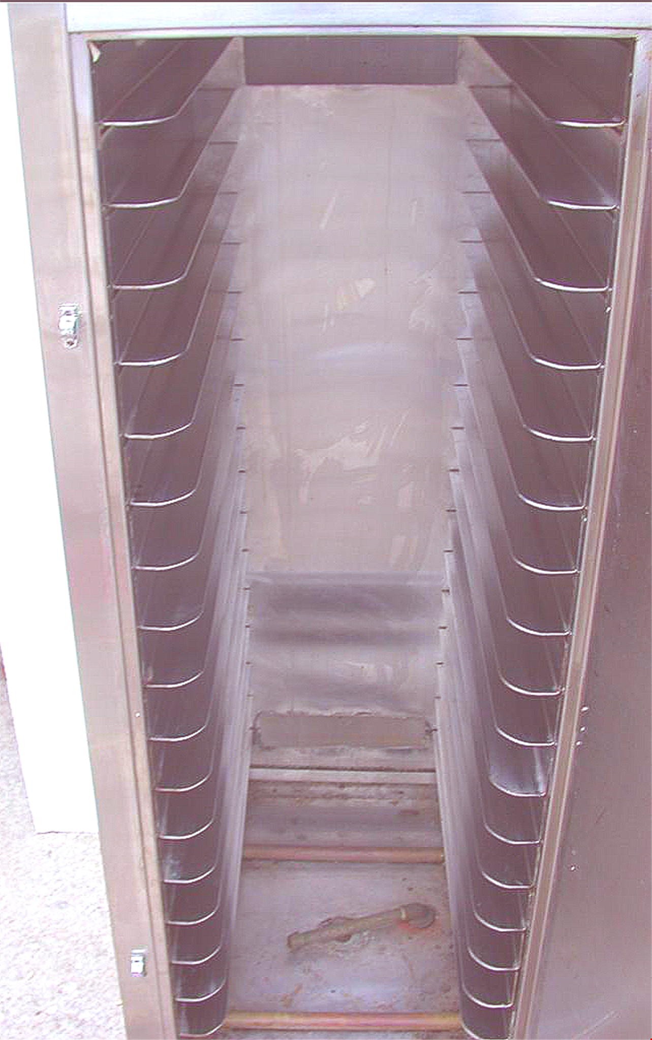 VINTAGE ALBERT PICK CHICAGO WARMER STEAMER RACK CABINET STEAMPUNK INDUST STSTEEL