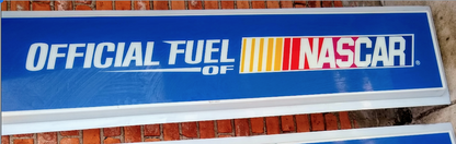 VINTAGE BIG 71" x 18" OFFICIAL FUEL NASCAR ACRYLIC DISPLAY SIGN FREE SHIP