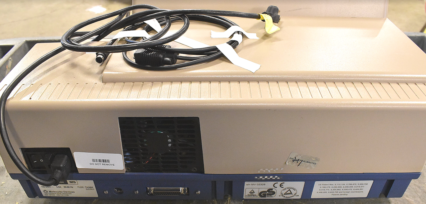 MOLECULAR DEVICES SPECTRAMAX M5 MICROPLATE READER HTRF UPGRADEABLE WATCH VIDEO