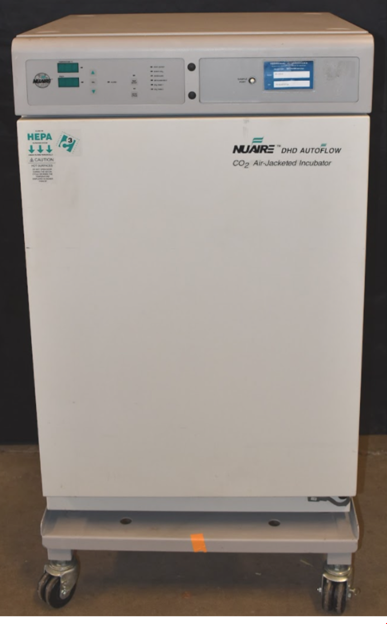 NUAIRE NU-5510 CO2 INCUBATOR & DOLLY 100% OPERATIONAL 90 DAY WARRANTY FREE SHIP