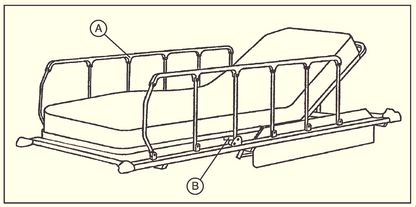 STRYKER ST104 (0735) HOSPITAL EMERGENCY TRANSPORT GURNEY STRETCHER - FREE SHIP