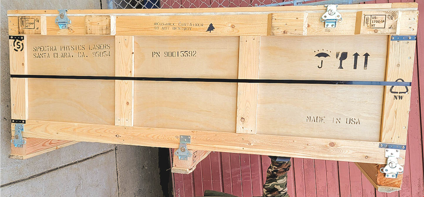 SCREW LOCK EXPORT CRATE WOOD TRANSPORT CONTAINER 72"Widex49"Deepx29"Hi FREESHIP