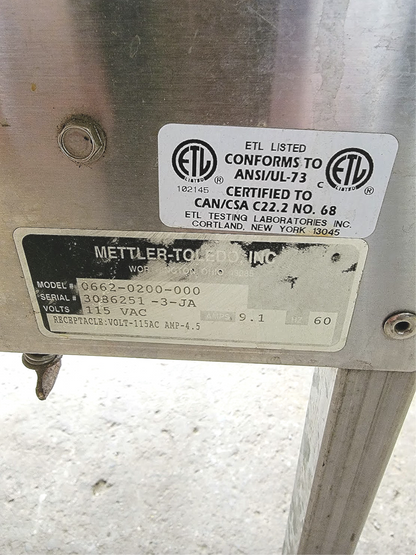 METTLER TOLEDO 0662 COMMERCIAL SHRINKWRAP STATION HEAT SEALER & BALANCE FREESHIP