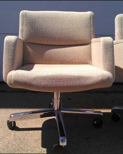 4 STOW DAVIS CHAIR CHAIRS PARADIGM SERIES FABRIC UPHOLTER RICHARD SCHULTZ DESIGN