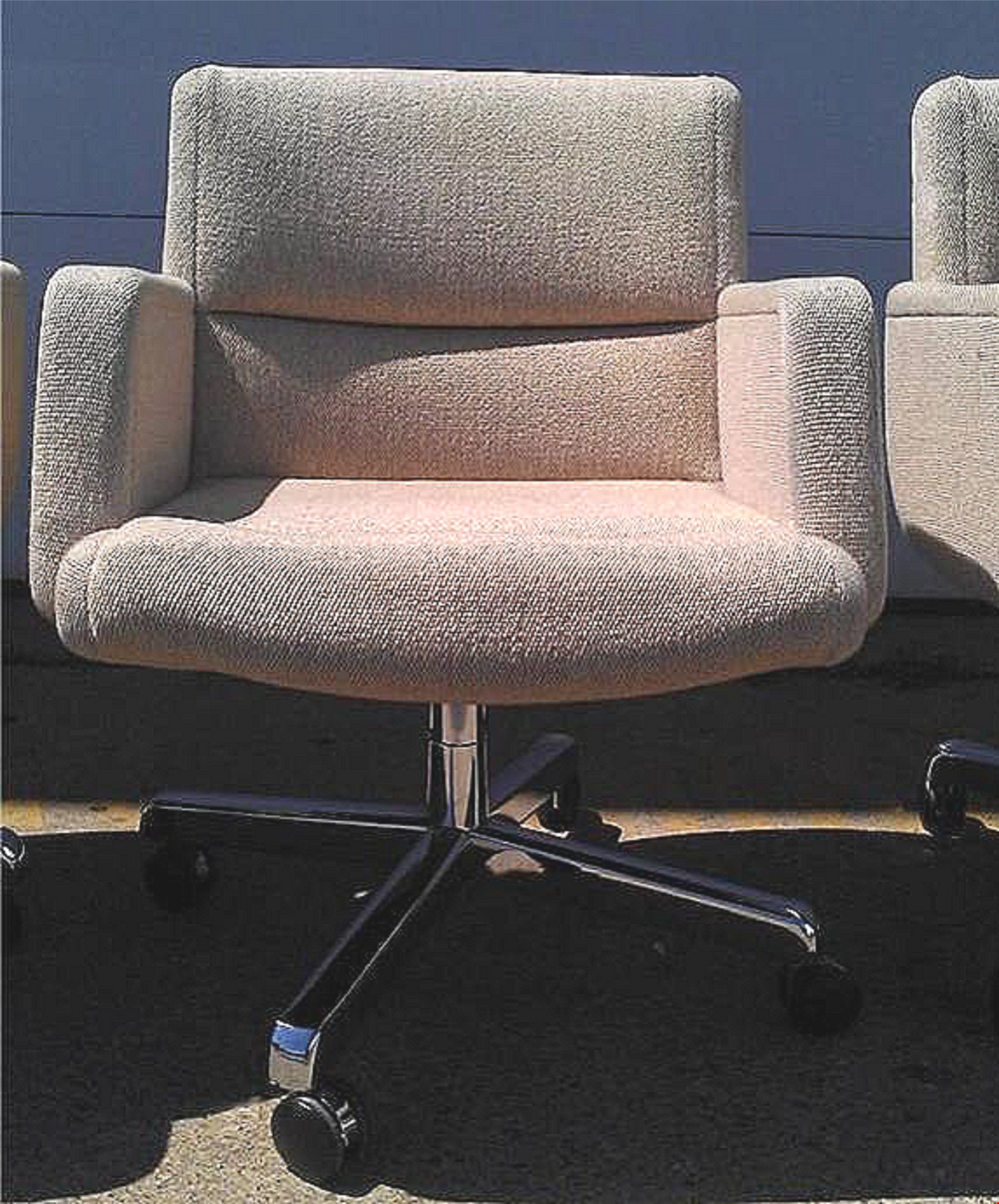 4 STOW DAVIS CHAIR CHAIRS PARADIGM SERIES FABRIC UPHOLTER RICHARD SCHULTZ DESIGN