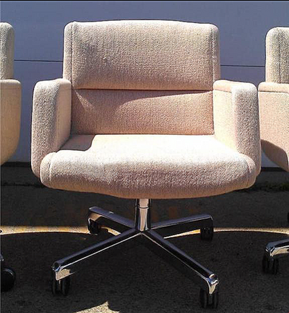 4 MODERN ERA STOW DAVIS PARADIGM FABRIC RICHARD SCHULTZ DESIGN CHAIRS FREE SHIP