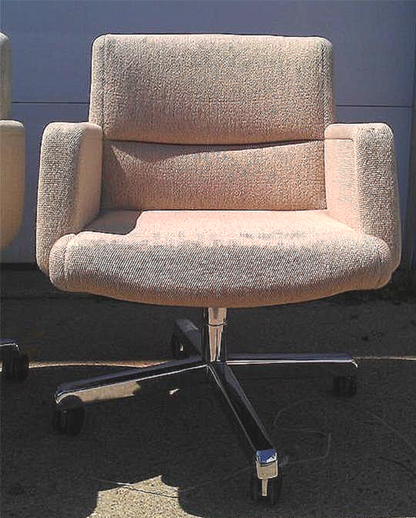 4 STOW DAVIS CHAIR CHAIRS PARADIGM SERIES FABRIC UPHOLTER RICHARD SCHULTZ DESIGN