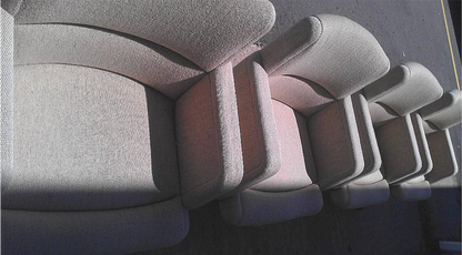 4 STOW DAVIS CHAIR CHAIRS PARADIGM SERIES FABRIC UPHOLTER RICHARD SCHULTZ DESIGN