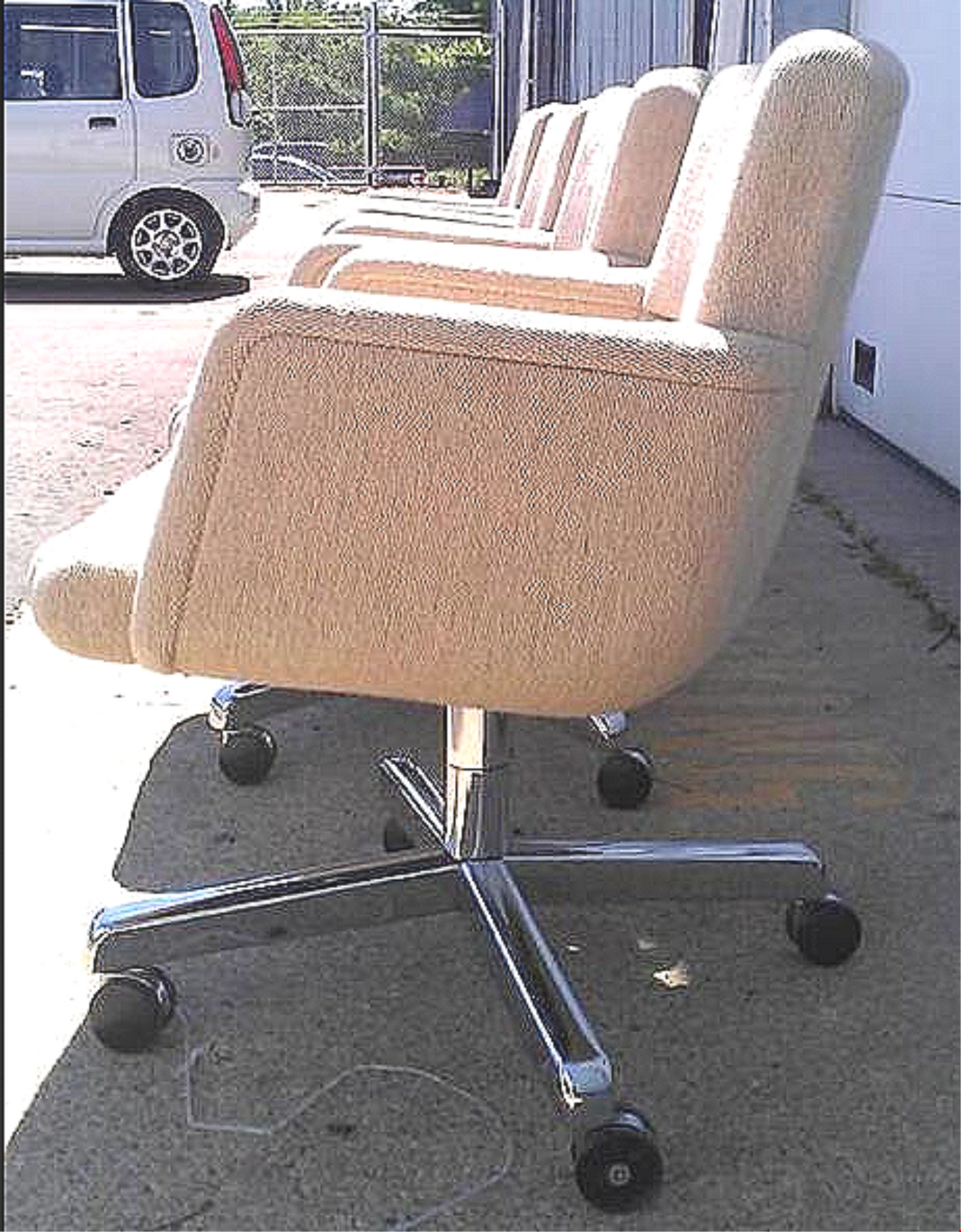 4 MODERN ERA STOW DAVIS PARADIGM FABRIC RICHARD SCHULTZ DESIGN CHAIRS FREE SHIP