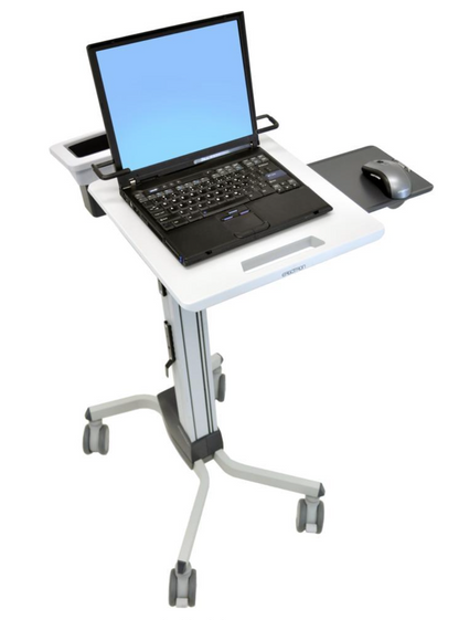 ERGOTRON NEO-FLEX ERGONOMIC ROLLING STAND MOBILE MEDICAL WORKSTATION LAPTO PCART