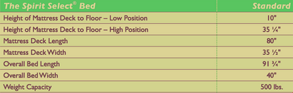 STRYKER CHG® SPIRIT SELECT w/PAD HOSPITAL POWER GURNEY BED STRETCHER FREE SHIP