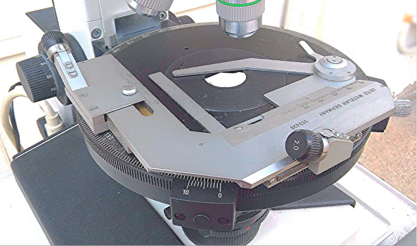 REFURB LEITZ LABORLUX12S POLARIZING MICROSCOPE ROTARY STAGE CONDENSER WATCHVIDEO