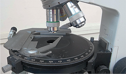 REFURB LEITZ LABORLUX12S POLARIZING MICROSCOPE ROTARY STAGE CONDENSER WATCHVIDEO