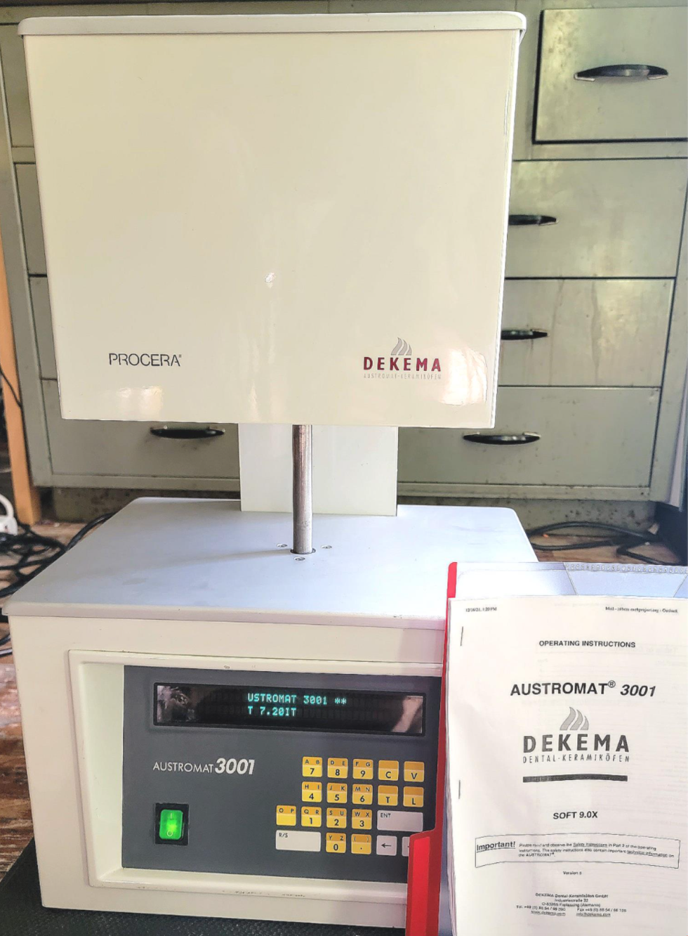 REFURBISHED DEKEMA AUSTROMAT 3001 DENTAL FURNACE OVEN 90DAYWARRANTY WATCH VIDEO