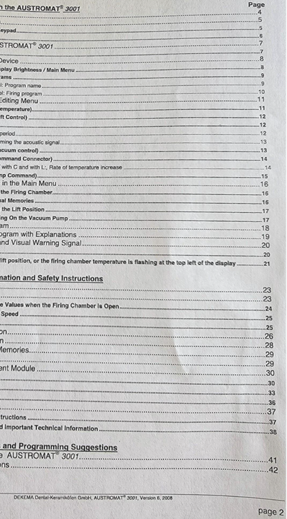 REFURBISHED DEKEMA AUSTROMAT 3001 DENTAL FURNACE OVEN 90DAYWARRANTY WATCH VIDEO