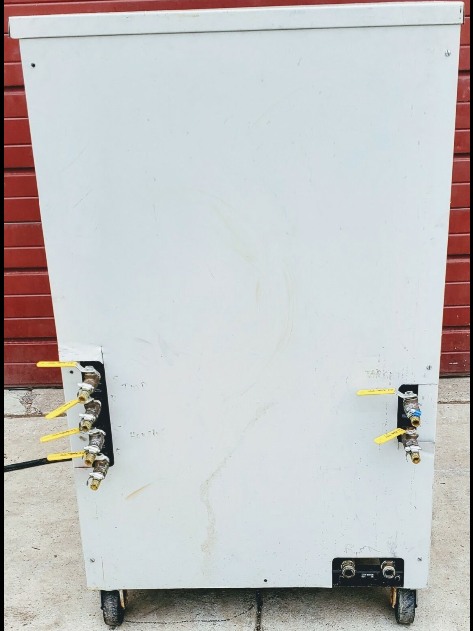 HASKRIS DUAL PUMP WATER CHILLER FLOWMETER HEAT EXCHANGER RECIRCULATING FREE SHIP