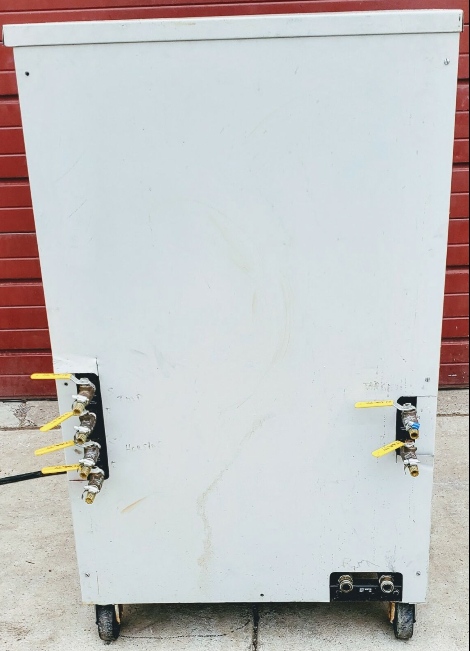 HASKRIS DUAL PUMP WATER CHILLER FLOWMETER HEAT EXCHANGER RECIRCULATING FREE SHIP