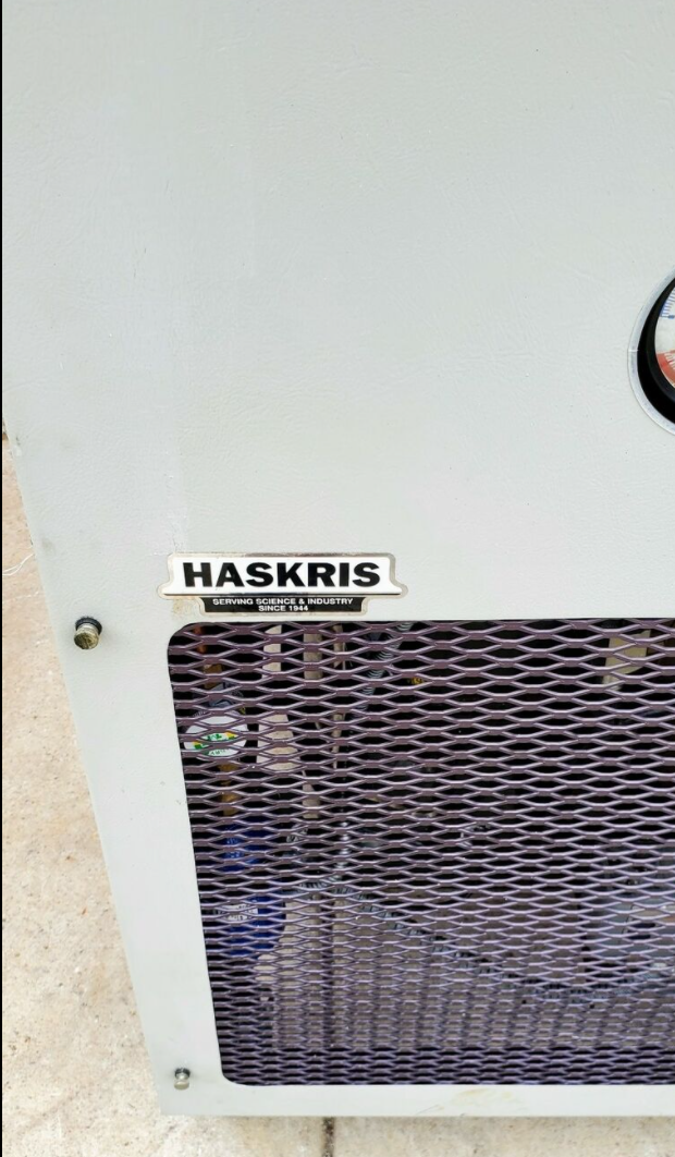 HASKRIS DUAL PUMP WATER CHILLER FLOWMETER HEAT EXCHANGER RECIRCULATING FREE SHIP