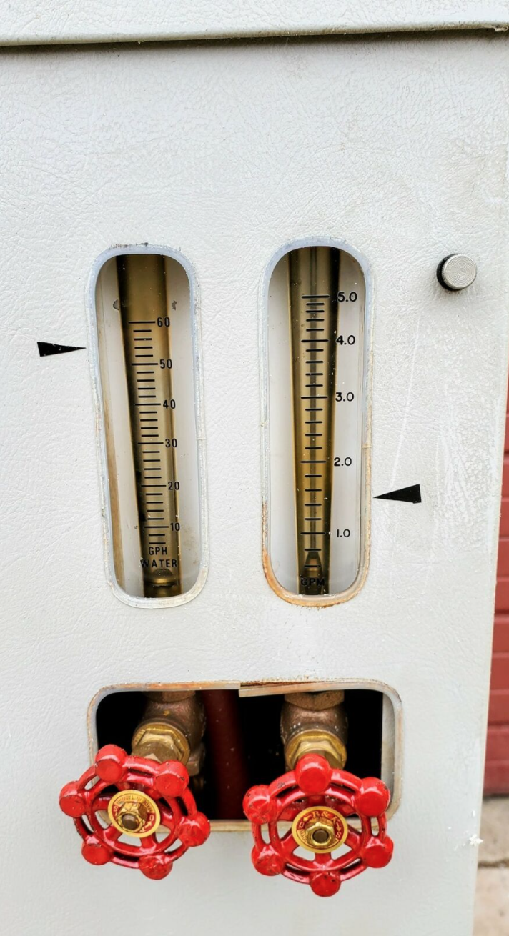 HASKRIS DUAL PUMP WATER CHILLER FLOWMETER HEAT EXCHANGER RECIRCULATING FREE SHIP