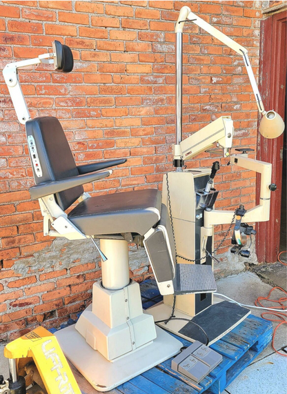 RELIANCE 7000HFC OPHTHALMOL POWER EXAM CHAIR 90DAYWARRANTY WATCH VIDEO FREE SHIP