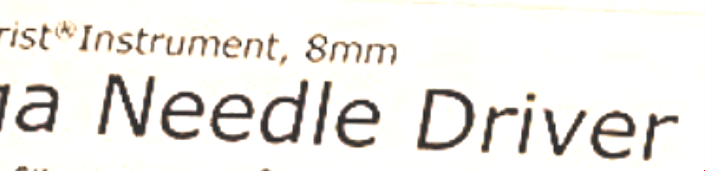 DA VINCI 8mm NEEDLE DRIVER ENDOWRIST INSTRUMENT INTUITIVE SURGICAL FREE SHIPPING