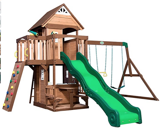 BACKYARD® DISCOVERY MOUNT TRIUMPH MODEL1701014 SWING SET WATCH VIDEO FREESHIPPIN