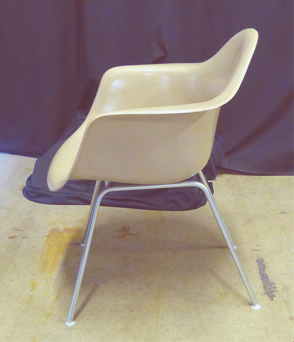 6 1980's VINTAGE CHARLES EAMES HERMAN MILLER FIBERGLASS SHELL ARMCHAIRS FREESHIP