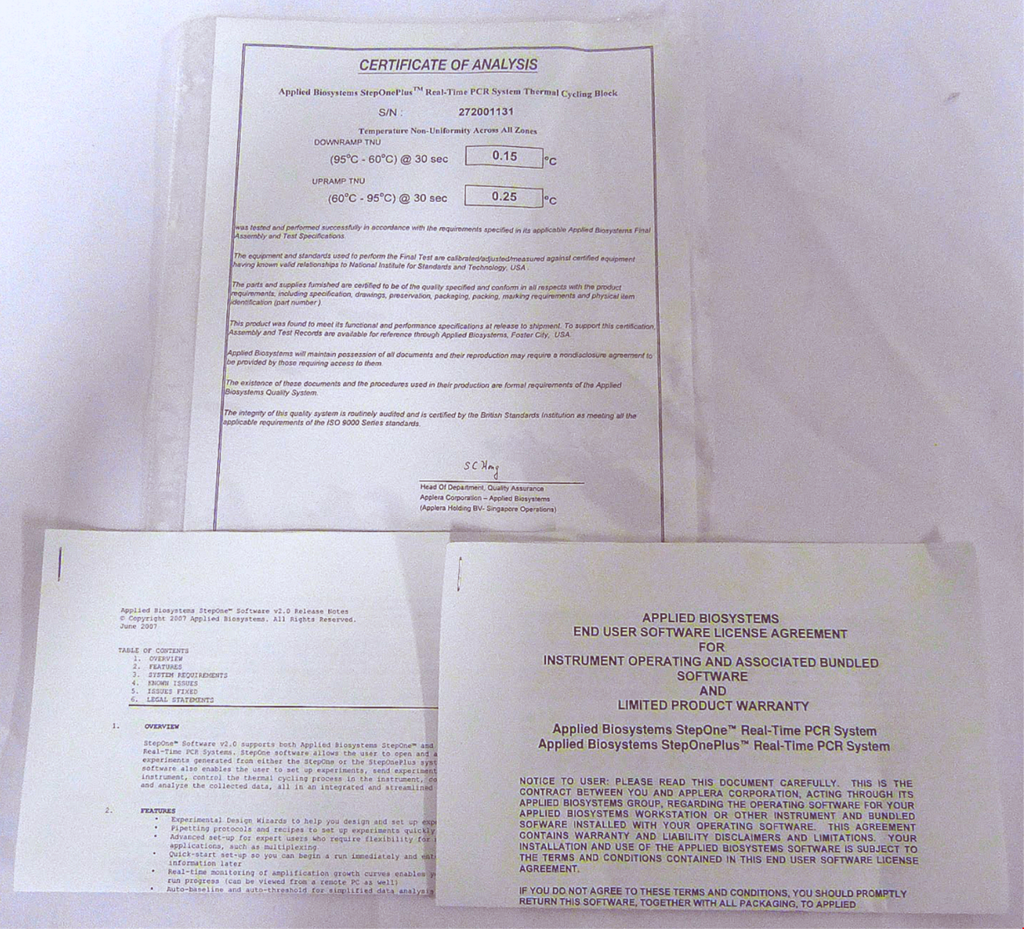 Applied Biosystems StepOnePlus 96Well PCR Thermocycler "90DAYWARRANTY" FREE SHIP